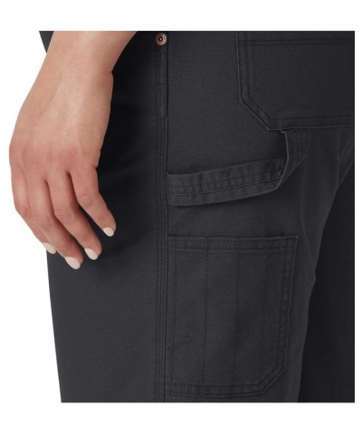 Women's Plus Size Carpenter Short Rinshed Black $22.66 Shorts