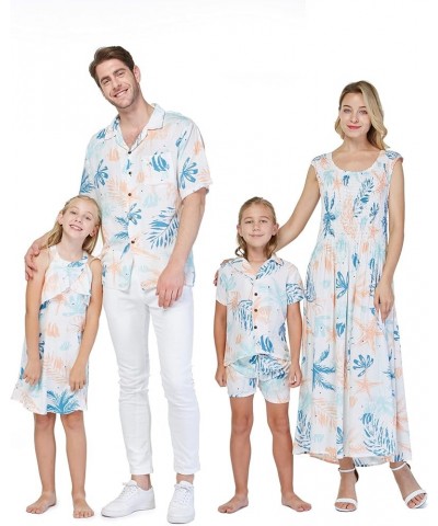 Matchable Family Hawaiian Luau Men Women Girl Boy Clothes in Sandy Beach Women Women Mermaid $23.10 Jackets