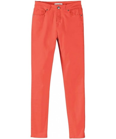 Womens High Waisted Stretch Skinny Jean Available in 17 Colors and Plus Size Poppy Red $21.96 Jeans