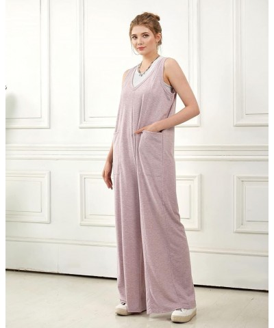 Women's Casual Sleeveless Comfortable Jumpsuit 1004 / H.blush $13.34 Overalls