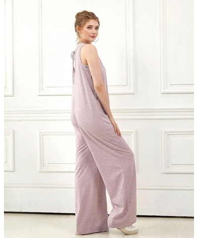 Women's Casual Sleeveless Comfortable Jumpsuit 1004 / H.blush $13.34 Overalls