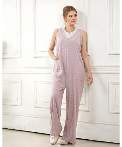 Women's Casual Sleeveless Comfortable Jumpsuit 1004 / H.blush $13.34 Overalls