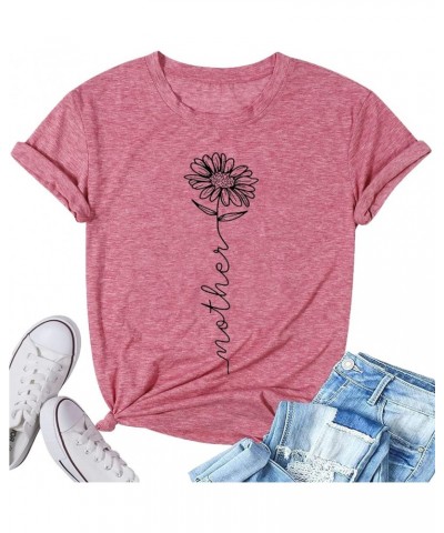 Women's Sunflower Graphic Shirts Sunflower Pattern Print Tank Tops Casual Sleeveless Summer Tops Holiday Tee Shirt M-red $9.7...