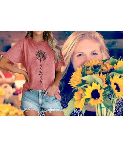 Women's Sunflower Graphic Shirts Sunflower Pattern Print Tank Tops Casual Sleeveless Summer Tops Holiday Tee Shirt M-red $9.7...