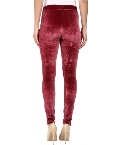 Womens Velvet Leggings Sangria Pants SM (US Womens 4-6) X 29 $30.24 Leggings