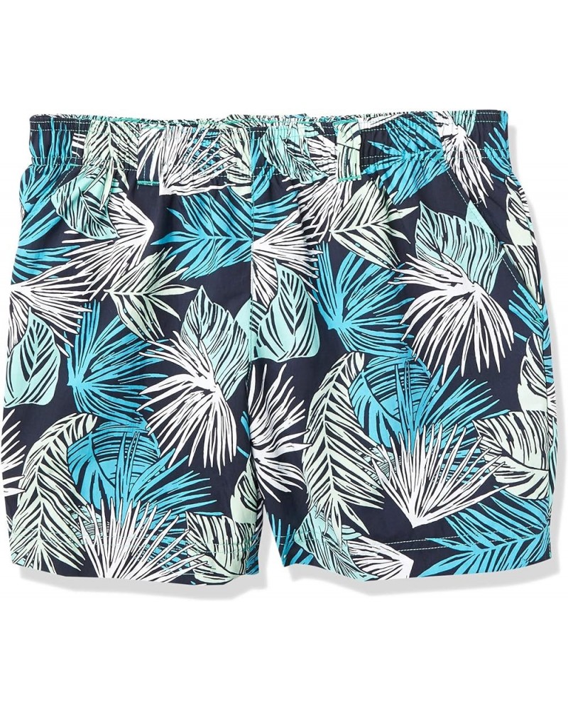 Women's W Super Backcast Water Short Dolphin Feathery Leaves Print $14.86 Activewear