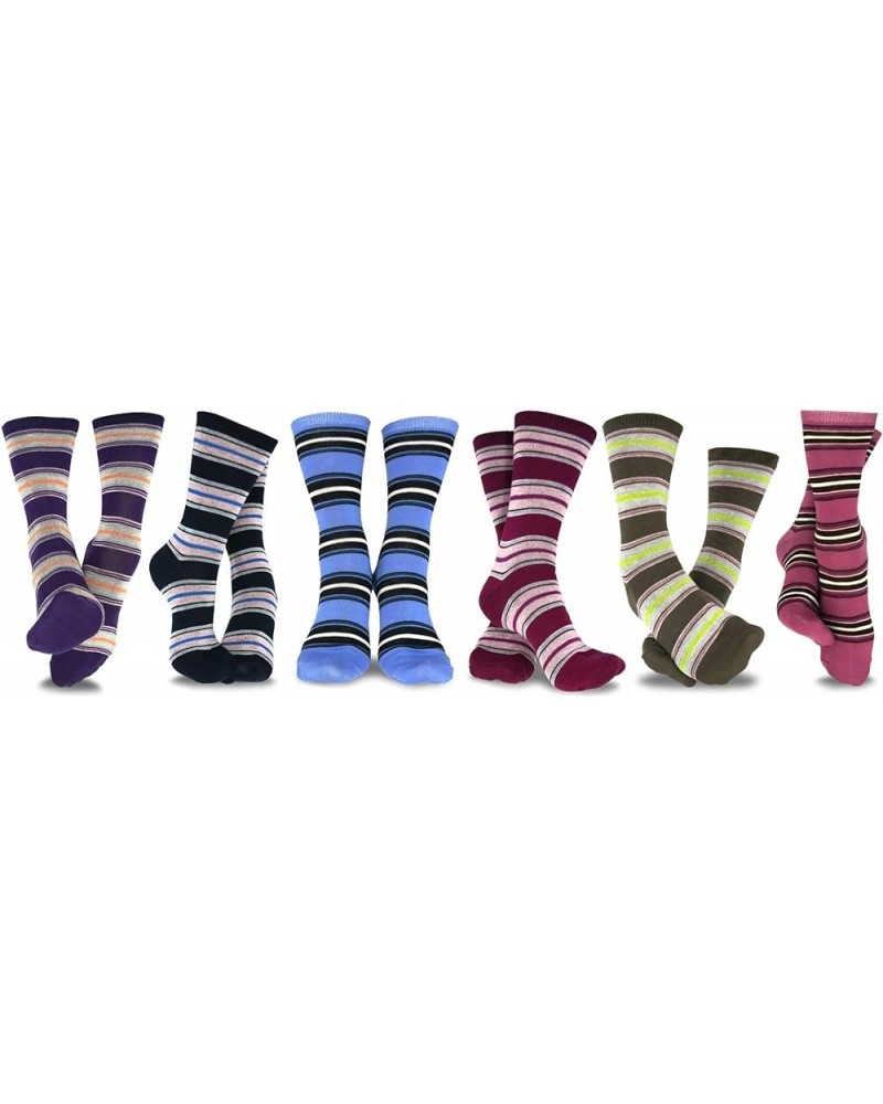 Women's Modern Multi Stripe $9.51 Socks