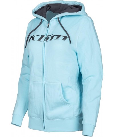 Women's Dusk Zip Up Hoodie Crystal Blue - Asphalt $25.62 Activewear