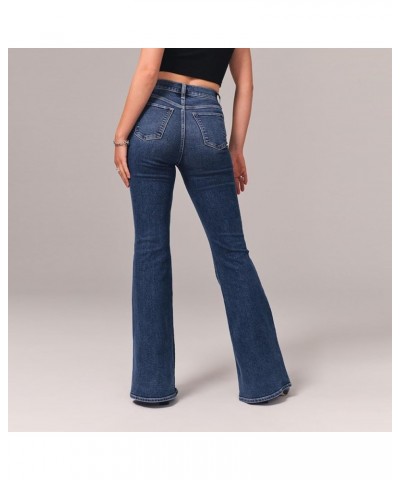 Bell Bottom Jeans for Women Sweet Curvy Bootcut Stretch Jeans Slim Fit Flare Denim Pants Low Rise Vintage Trousers 2-blue $12...