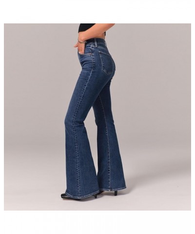 Bell Bottom Jeans for Women Sweet Curvy Bootcut Stretch Jeans Slim Fit Flare Denim Pants Low Rise Vintage Trousers 2-blue $12...