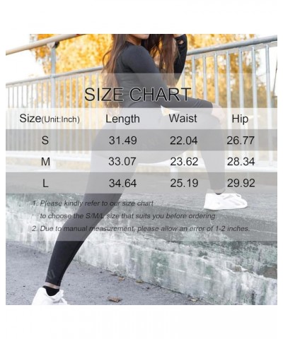 Butt Lifting Leggings for Women Booty High Waisted Workout Yoga Pants Scrunch Butt Gym Seamless Booty Tight (C-seamless)-blac...