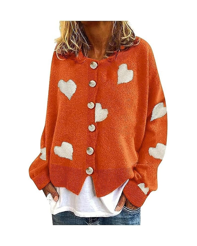 Women's Fall Sweaters Cute Button Daisy Flower Cardigan Knitted Soft Tops Casual Floral Open Front Long Sleeve Jacket S $32.9...