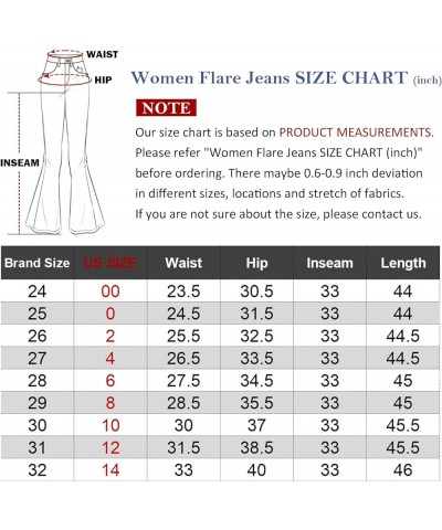 Womens Flare Jeans High Waist Bell Bottom Jeans for Women High Rise Stretchy Denim Distressed Raw Hem Wide Leg Pants Blue $23...