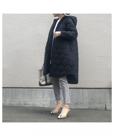 Womens Mid Long Diamond Cotton Jackets Quilted Knee Length Puffer Coat Winter Casual Warm Asymmetric Diamond Down Coat $24.74...