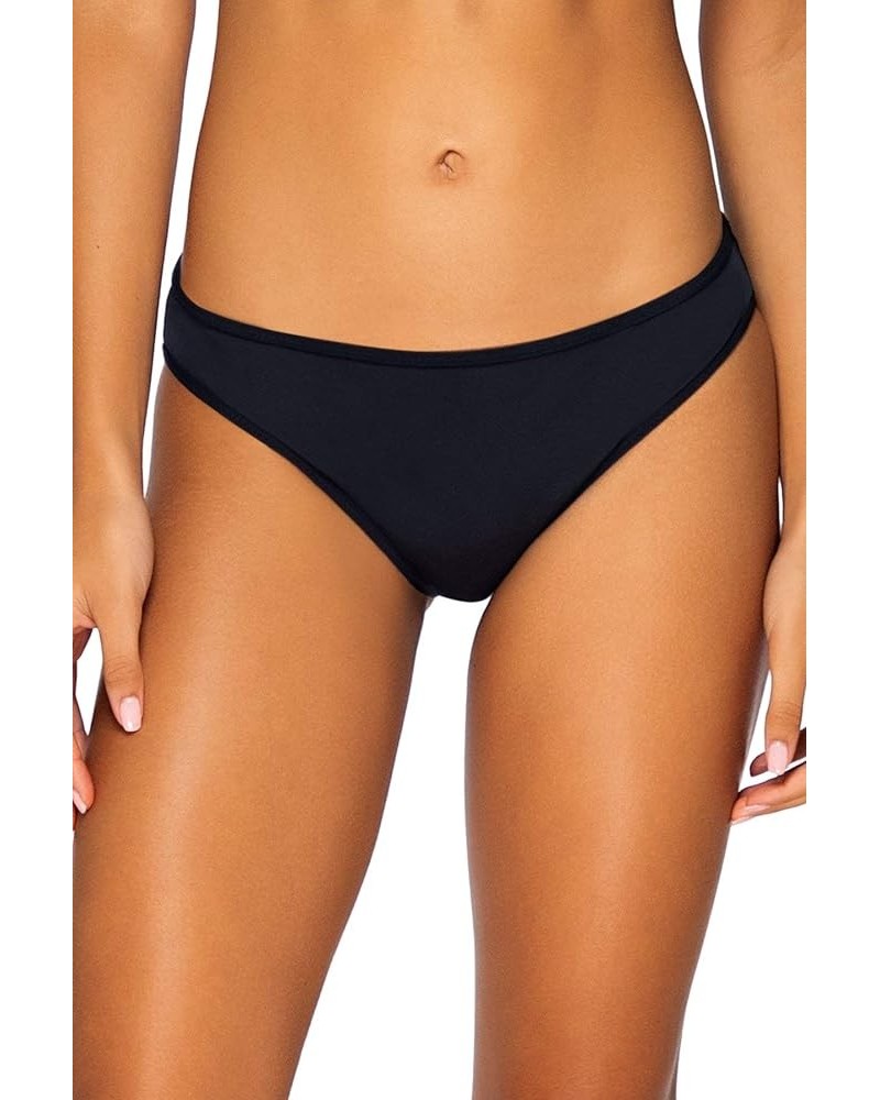 Lula Reversible Women's Swimsuit Hipster Bikini Bottom Black $30.24 Swimsuits