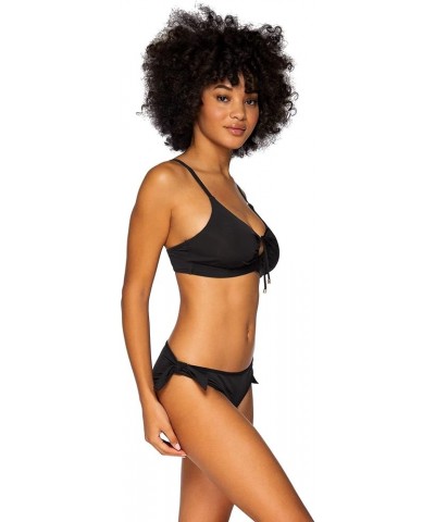 Lula Reversible Women's Swimsuit Hipster Bikini Bottom Black $30.24 Swimsuits