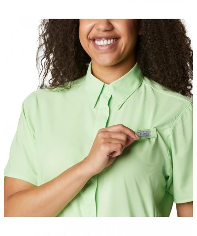 Women's Tamiami Ii Short Sleeve Shirt Lime Glow $19.06 Blouses