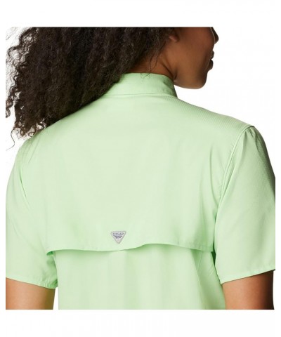 Women's Tamiami Ii Short Sleeve Shirt Lime Glow $19.06 Blouses