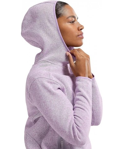 Covert Pullover Hoody Women's | Technical Midweight Fleece Hoody Storm Glow Heather $55.02 Activewear