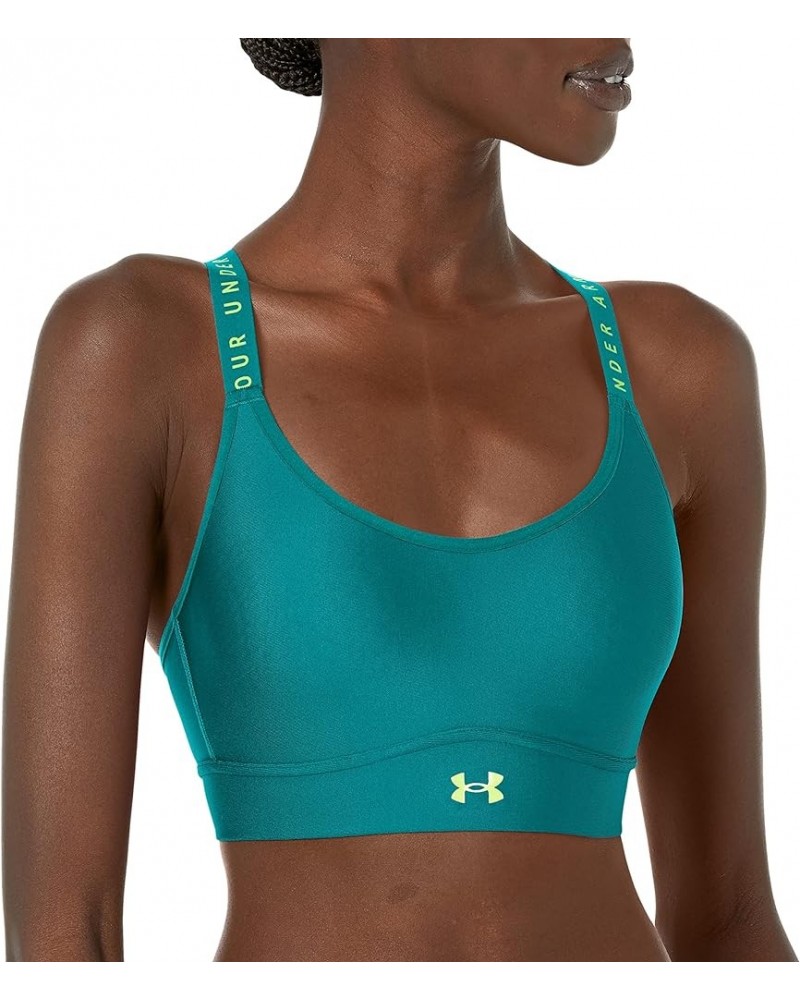 Women's Infinity Mid Impact Bra (722) Coastal Teal / / Lime Surge $15.99 Lingerie