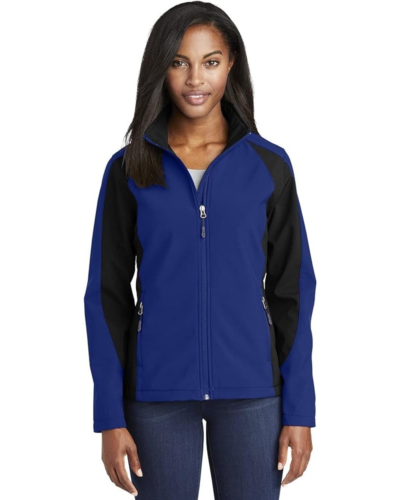 Women's Water-Resistant Soft Shell Jacket True Royal Black $25.24 Jackets