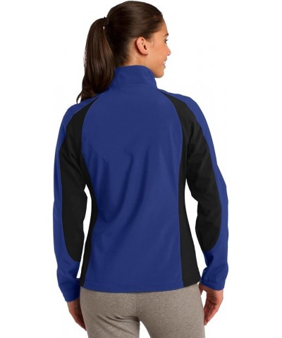 Women's Water-Resistant Soft Shell Jacket True Royal Black $25.24 Jackets