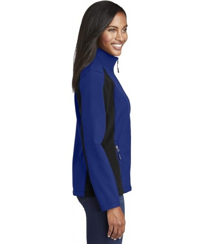 Women's Water-Resistant Soft Shell Jacket True Royal Black $25.24 Jackets