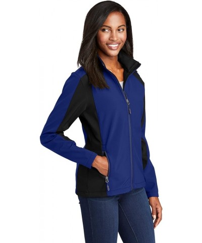 Women's Water-Resistant Soft Shell Jacket True Royal Black $25.24 Jackets