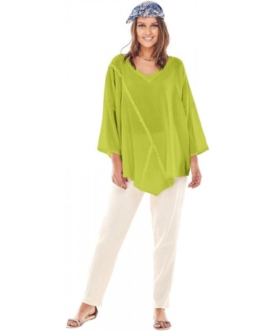 Aruba Blouse Lime $36.27 Tops