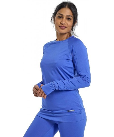 Women's Lightweight X Base Layer Crewneck X-Small Amparo Blue $28.69 Activewear