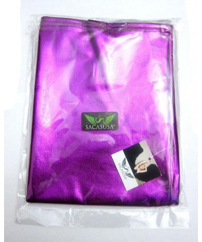 Shiny Stretchy Metallic Liquid Wet Look Mini Skirts 10 Colors Purple $13.10 Skirts