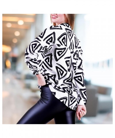 Button Down Shirts for Women Tops Dressy Casual Blouses for Womens Fashion 2023 - Long Sleeve - (Sizes XS-3XL) Zebra $10.49 B...