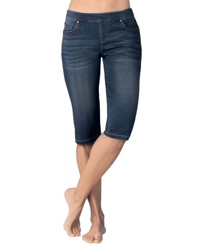 Bermuda Shorts For Women - Pedal Pushers For Women Indigo Wash $20.85 Shorts