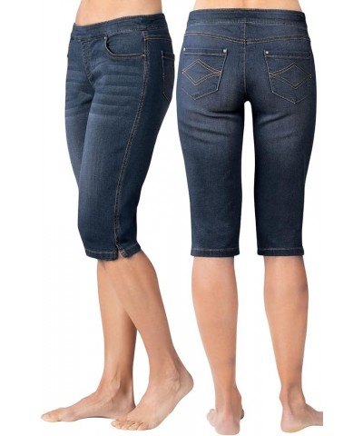 Bermuda Shorts For Women - Pedal Pushers For Women Indigo Wash $20.85 Shorts