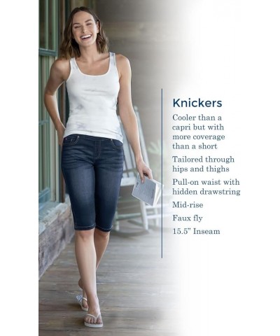 Bermuda Shorts For Women - Pedal Pushers For Women Indigo Wash $20.85 Shorts