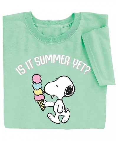 is It Summer Yet Ice Cream Cone T-Shirt Mint $16.71 T-Shirts