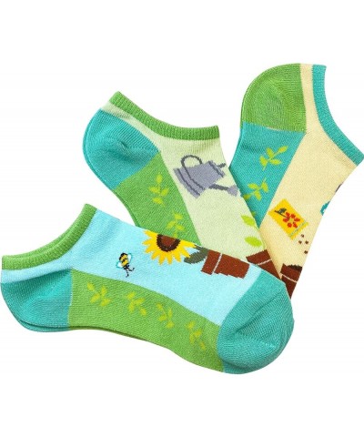 Women's No-Show Multi-Pack Socks, Cute, Fun Socks, Sizes 4–10 In the Garden $8.80 Socks