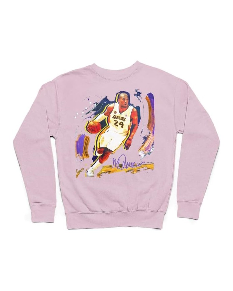 Kobe Black Mamba Sweater - Graphic Unisex Sweatshirt for Men and Women Light Pink $18.40 Hoodies & Sweatshirts