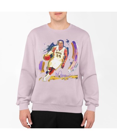 Kobe Black Mamba Sweater - Graphic Unisex Sweatshirt for Men and Women Light Pink $18.40 Hoodies & Sweatshirts