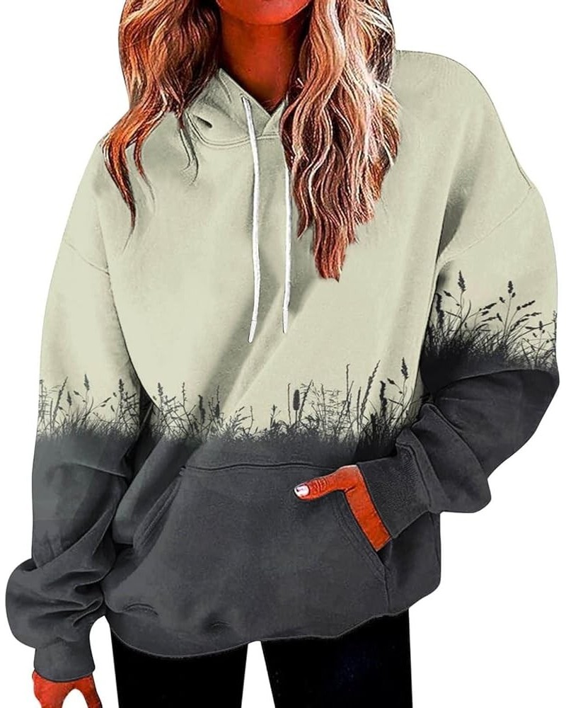 Oversized Hoodies For Women,2024 Spring Trendy Tie Dye Pullover Drawstring Graphic Hoodies,Casual Long Sleeve Y2K Hoodies B-k...