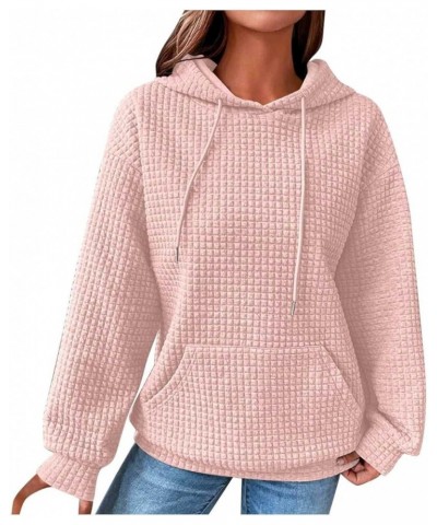 Hoodies for Women Long Sleeve Hooded Oversized Sweatshirt Fall Fashion Clothes Casual Comfy Plus Size Tops Pullover A Pink $8...