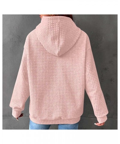 Hoodies for Women Long Sleeve Hooded Oversized Sweatshirt Fall Fashion Clothes Casual Comfy Plus Size Tops Pullover A Pink $8...