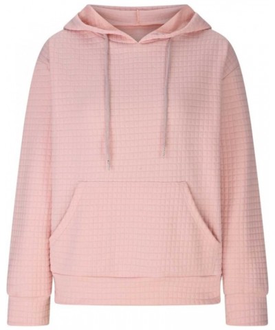 Hoodies for Women Long Sleeve Hooded Oversized Sweatshirt Fall Fashion Clothes Casual Comfy Plus Size Tops Pullover A Pink $8...