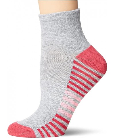 Women's 6-Pair Comfort Fit Ankle Socks Grey $8.48 Activewear