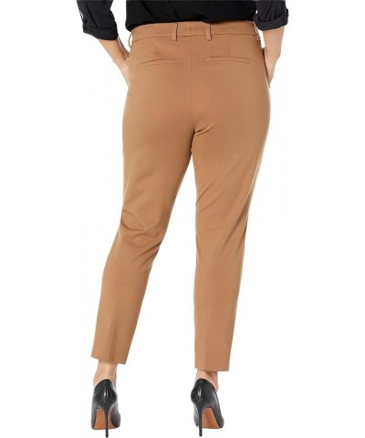 Plus Size Slim Leg Ponte Trousers in Ponte Knit in Black Maple $20.33 Pants