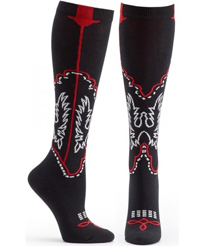 Women's Cowboy Boots Socks Black $12.54 Socks