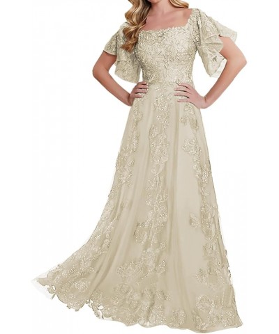 Lace Mother of The Bride Dresses - Sleeves Formal Evening Gowns Wedding Long Jade $47.00 Dresses