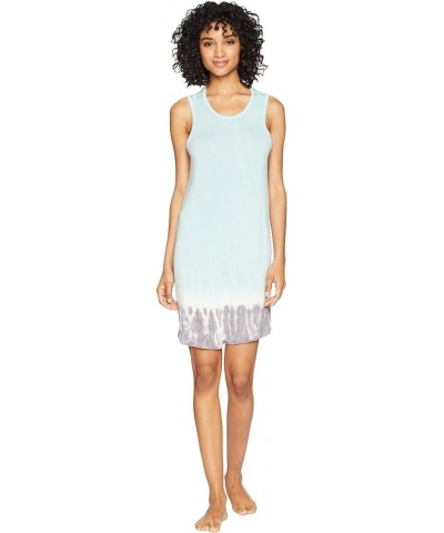 Women's Sleepwear Lounge Chemise Tropicana Tie-dye Mint $15.90 Tops