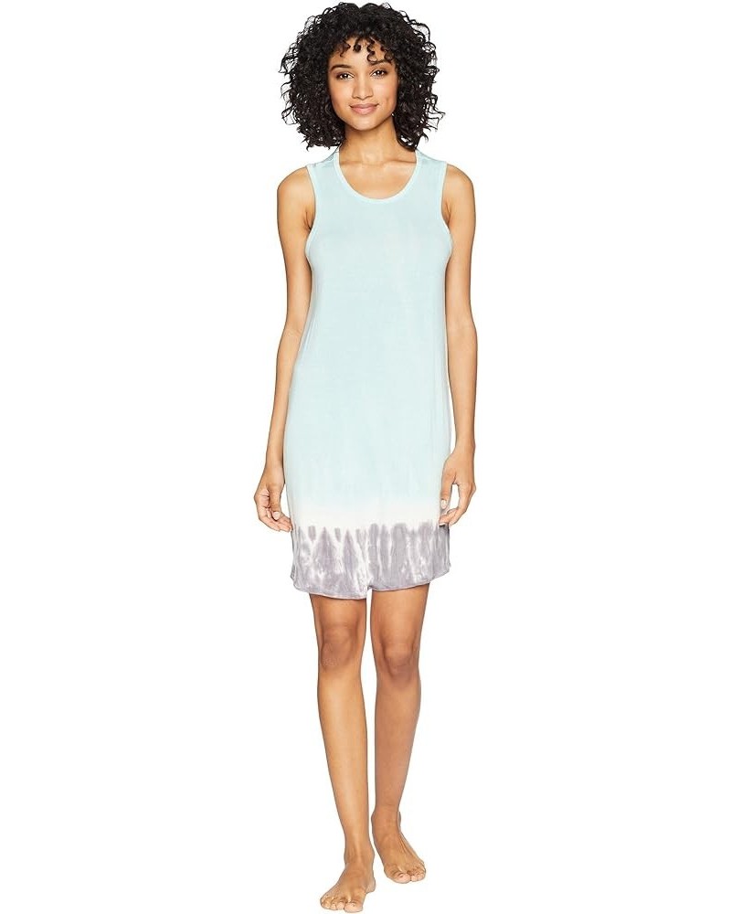 Women's Sleepwear Lounge Chemise Tropicana Tie-dye Mint $15.90 Tops