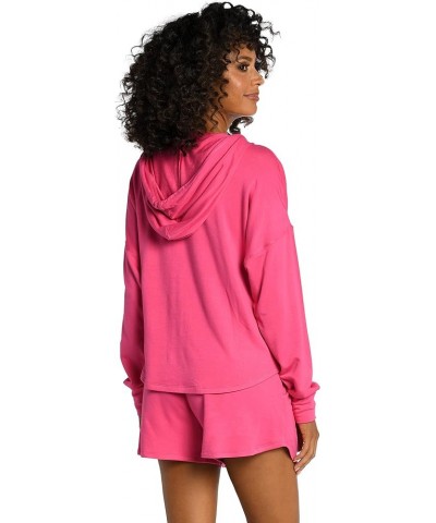 Women's Hooded Sweater Pop Pink//Living in Leisure $14.87 Others